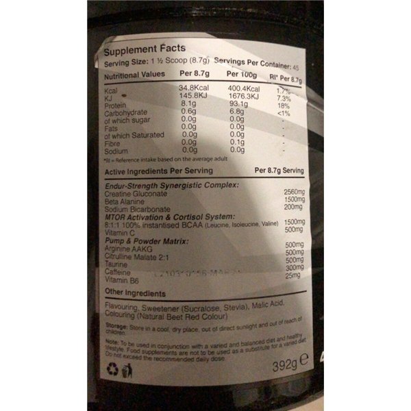 Rage, Savage Mansikka - 392g