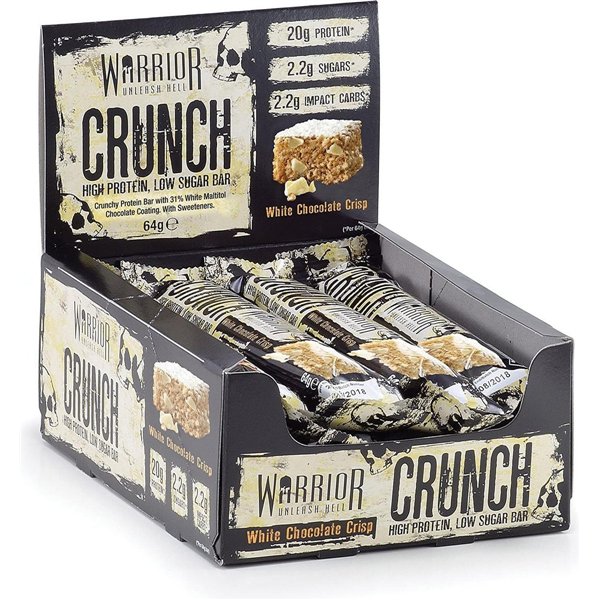 Crunch Bar, White Chocolate Crisp - 12 bars