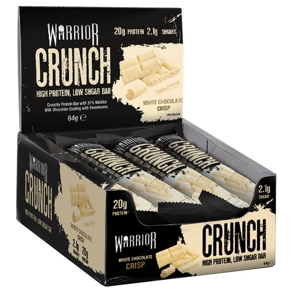 Crunch Bar, White Chocolate Crisp - 12 bars