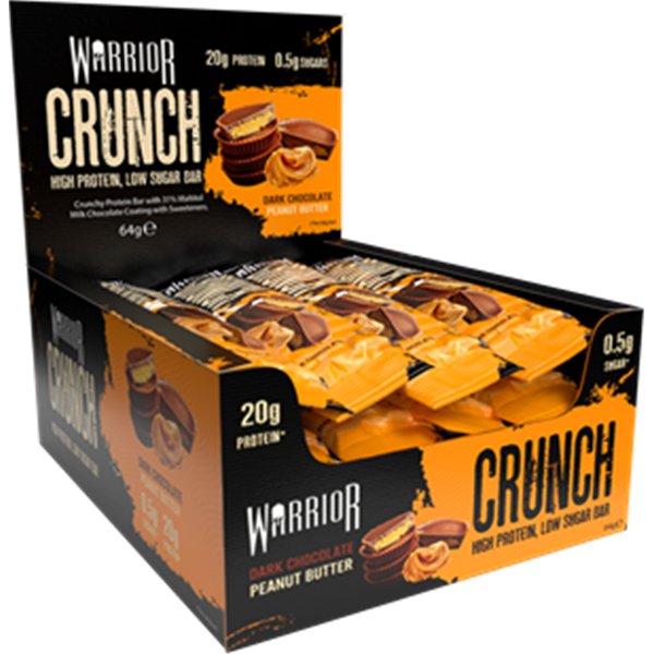 Crunch Bar, Dark Chocolate Peanut Butter - 12 bars