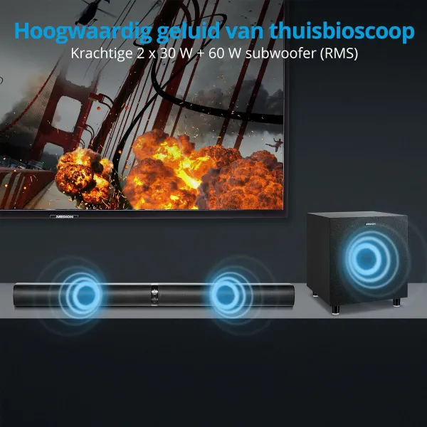Soundbar Medion Black