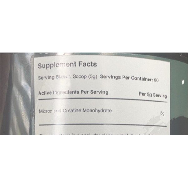 Creatine, Unflavoured - 300g