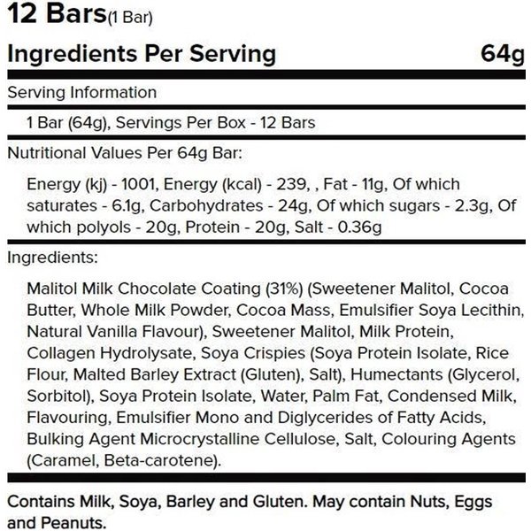 Crunch Bar, Key Lime Pie - 12 batoniņi