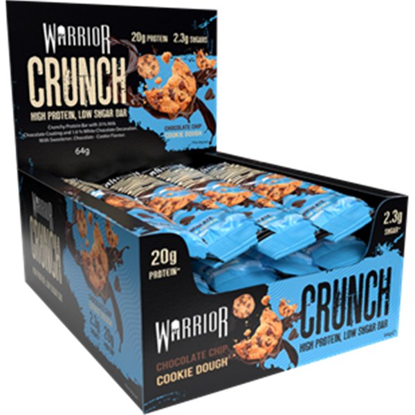 Crunch Bar, Chocolate Chip Cookie Dough - 12 bars