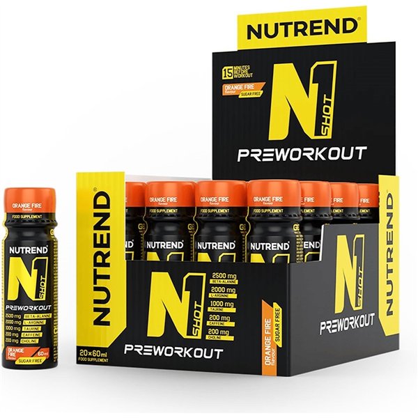 N1 Shot, Orange Fire - 20 x 60 ml.