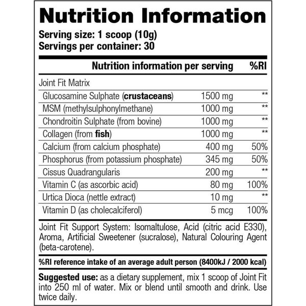 Joint Fit, Orange Lemonade - 300g