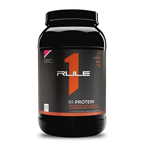 R1 Proteiini, mansikat ja kerma - 876 g