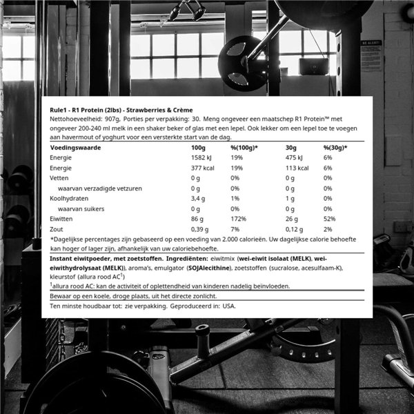 R1 Protein, Strawberries & Creme - 876g