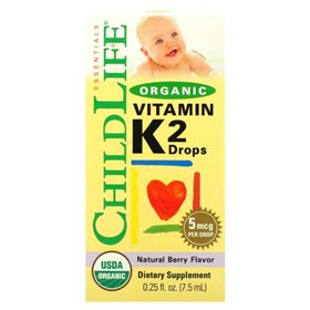 Vitamin K2 Drops, Natural Berry - 7 ml.