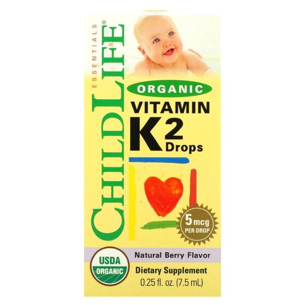 Vitamin K2 Drops, Natural Berry - 7 ml.