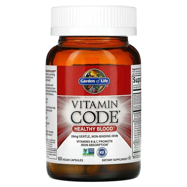 Vitamin Code Healthy Blood - 60 vegan caps