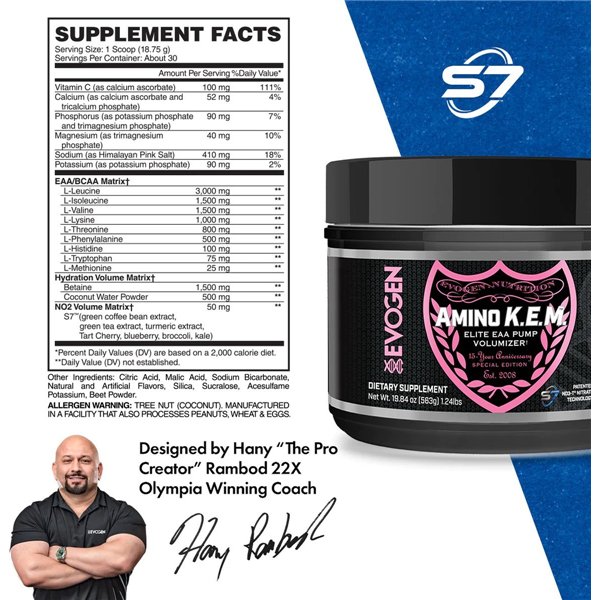 Amino K.E.M. EAA, Blueberry Apple - 492g