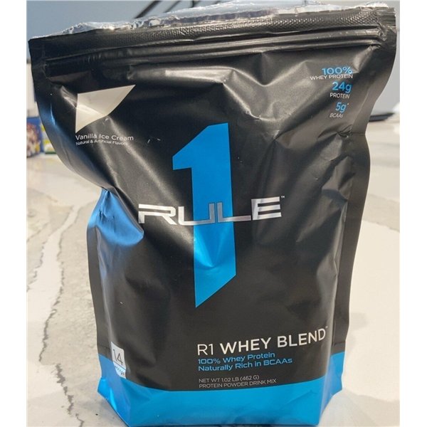 R1 Whey Blend, Vanilla Ice Cream (EAN 837234107546) - 462g