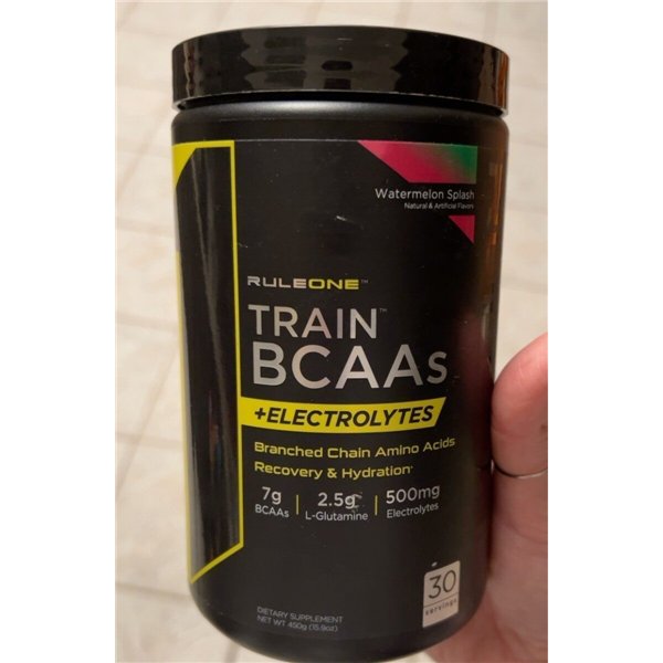 Harjattu BCAA + elektrolyytit, vesimeloniroiske - 450 g