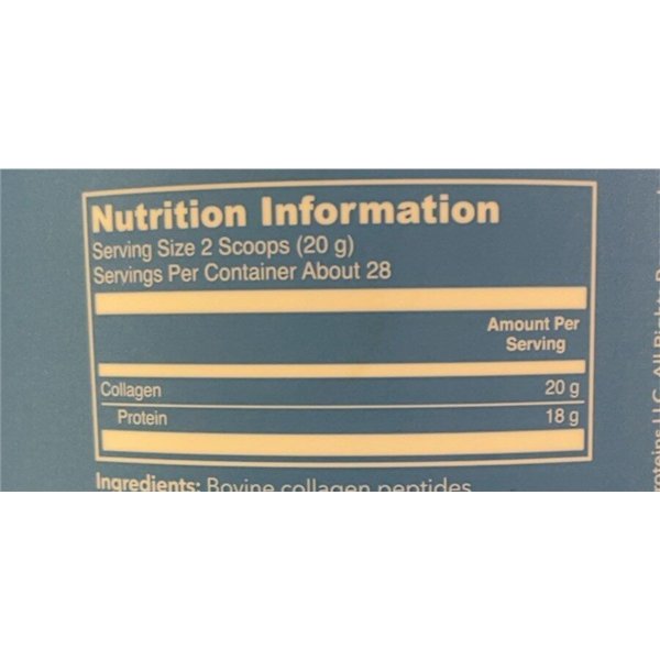 Kolageno peptidai, be skonio - 567 g