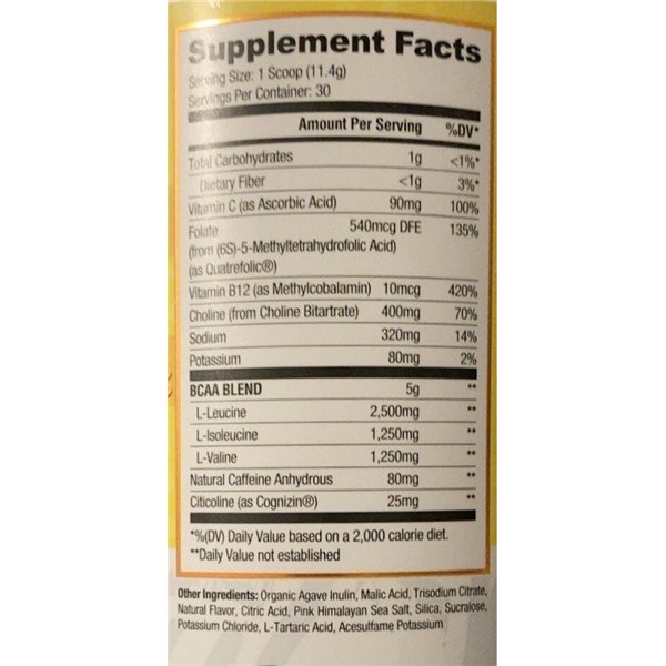 BCAA Focus, Sunny D Appelsiini-Ananas - 342g