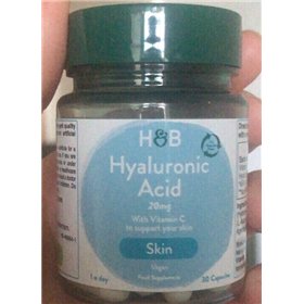Hialurono rūgštis su vitaminu C, 20 mg - 30 kapsulių