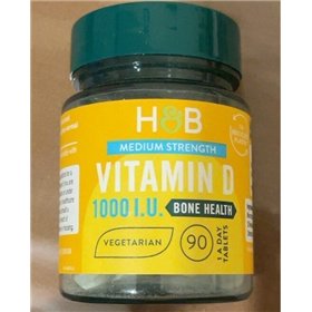 Vitaminas D, 25 mcg – 90 tablečių