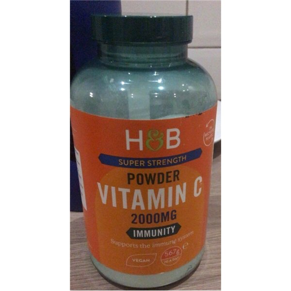 Vitamin C Powder, 2000mg - 567g