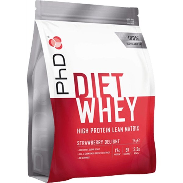Diet Whey, Strawberry Delight - 2000g