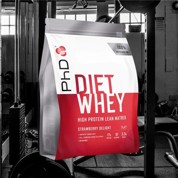 Diet Whey, Strawberry Delight - 2000g