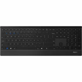 Klaviatūra Rapoo E9500M Juoda AZERTY