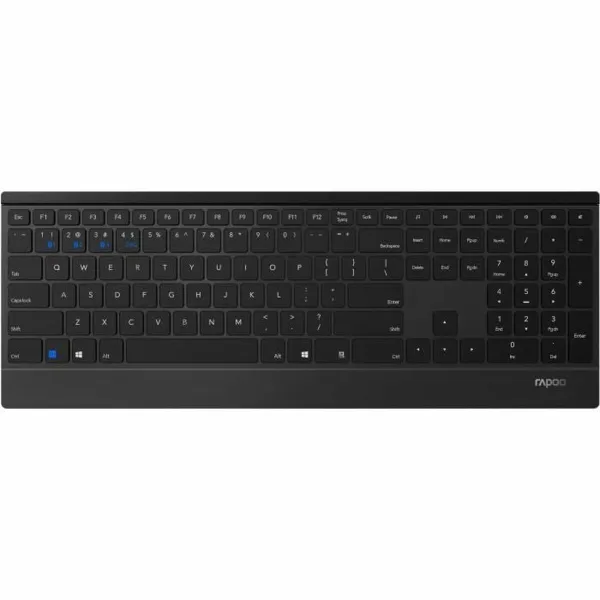 Klaviatūra Rapoo E9500M Juoda AZERTY