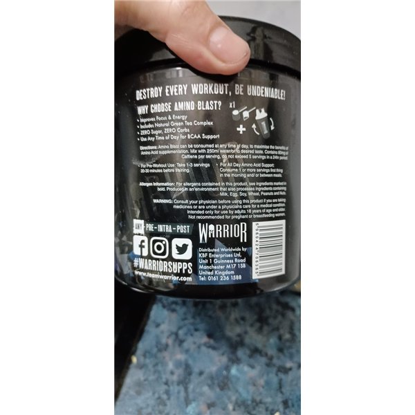 Amino Blast, Blazin Blue Raz - 270g