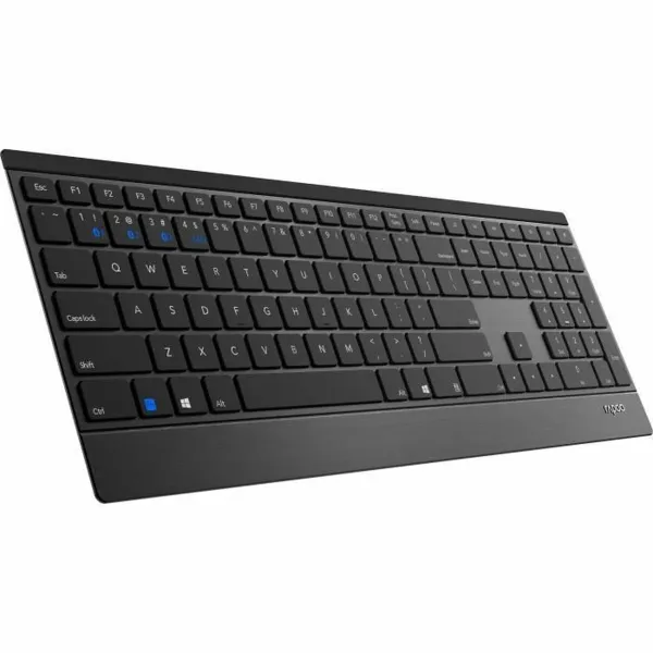 Klaviatūra Rapoo E9500M Juoda AZERTY
