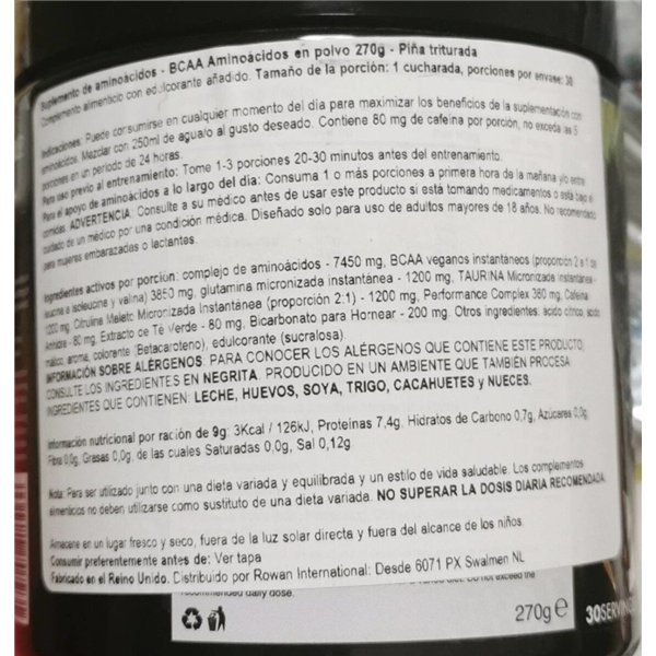 Amino Blast, Ananasmurska - 270 g