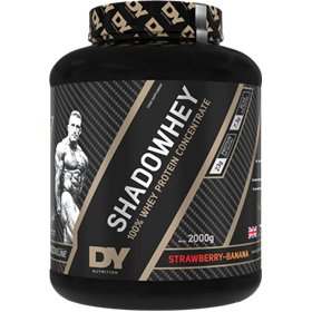 „ShadoWhey“ koncentratas, braškių ir bananų skonio – 2000 g