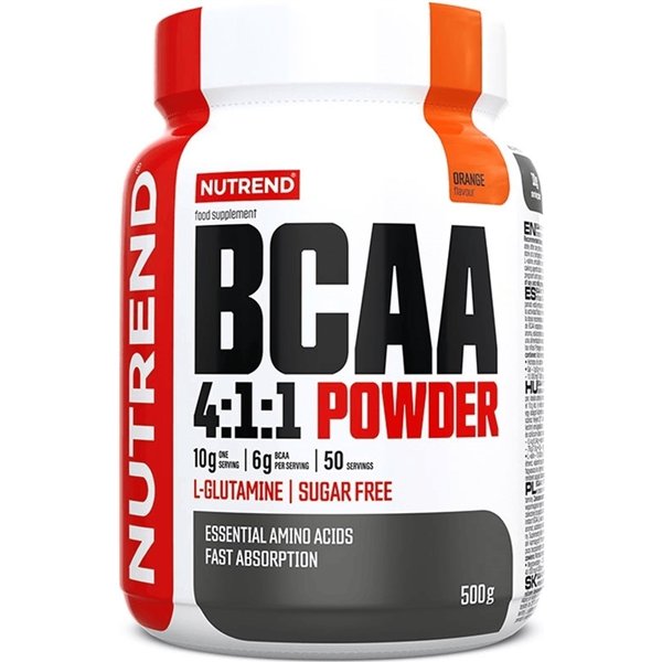 BCAA 4:1:1 Powder, Orange - 500g