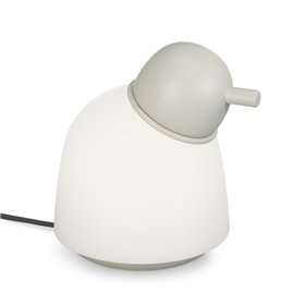 Table lamp Bird height 21,5cm sand/opal