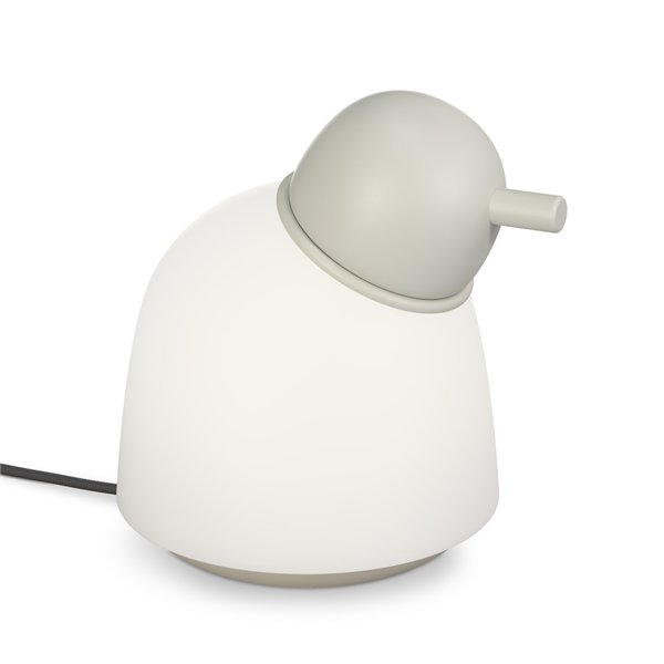 Table lamp Bird height 21,5cm sand/opal