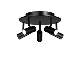 Spotlight Cato 5 round flat black/flat black