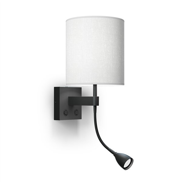 Wall lamp Dual E27+MR11 black structure excl. shade