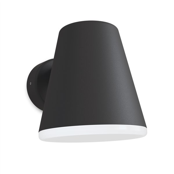 Wall lamp Mist black structure outdoor