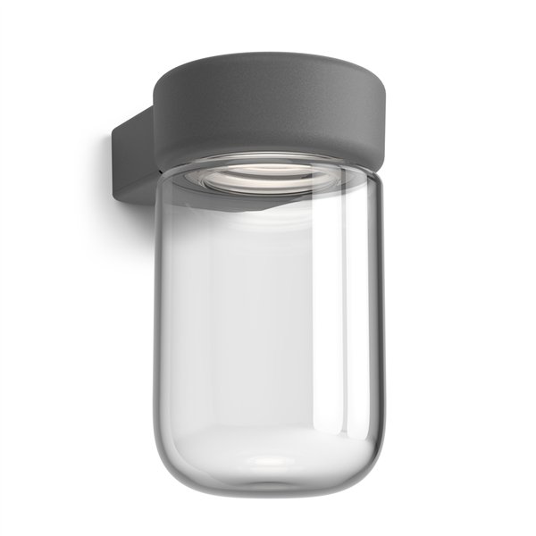 Wall lamp Moon graphite structure outdoor