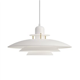 Pendant Primus I flat white/brass