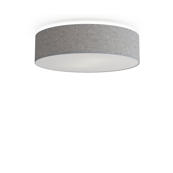 Ceiling light Soft Ø44 grey wool