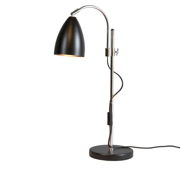 Table lamp Sway black/chrome 