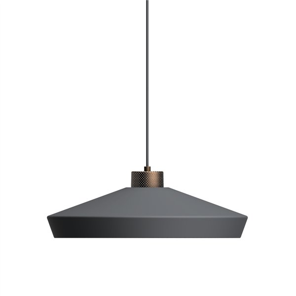 Pendant Edge L graphite/bronze