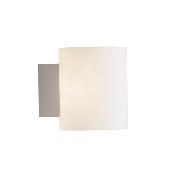 Wall lamp Evoke S white/opal glass