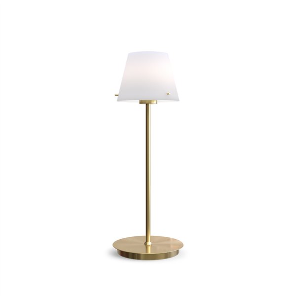 Table lamp Gil satin brass