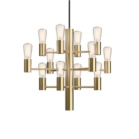 Sietynas Manola Mini 12 matinio žalvario spalvos