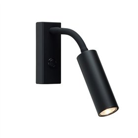 Wall lamp Pipeline flex flat black