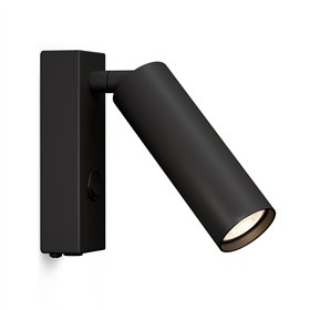 Wall lamp Pipeline flat black