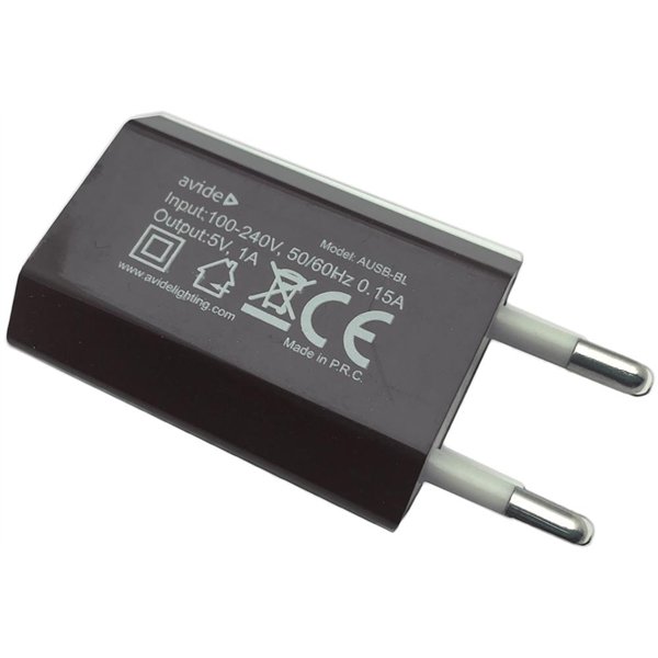 Avide USB-sovitin musta