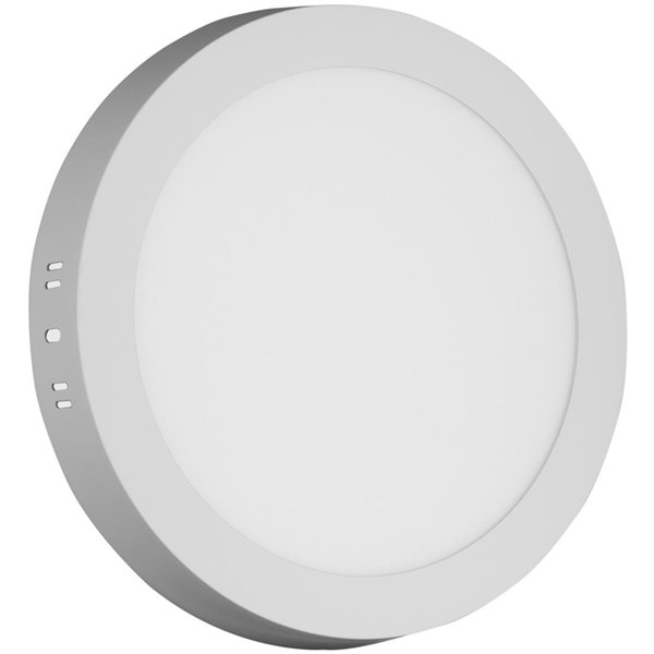 Avide LED Griestu Lampa, Montējama Uz Virsmas, Apaļa, ALU 18W NW 4000K