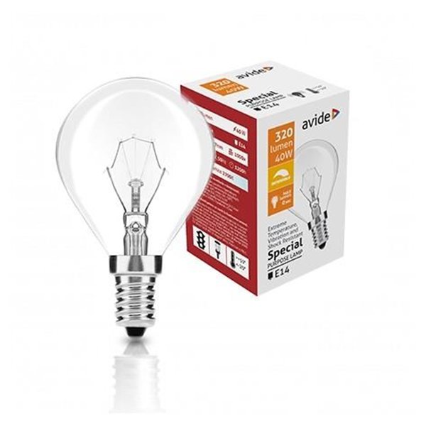 Avide Special Heat Resistant Bulb P45 40W E14 WW